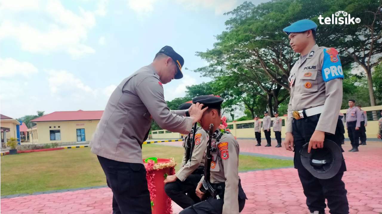 24 Bintara Remaja Polres Konawe Ikuti Tradisi Pembaretan Lari 84 Kilometer