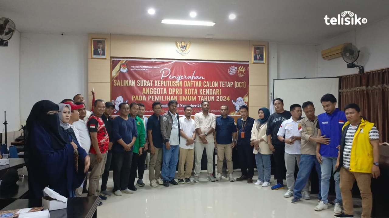 483 Caleg DPRD Kota Kendari Resmi Tarung Pemilu 2024