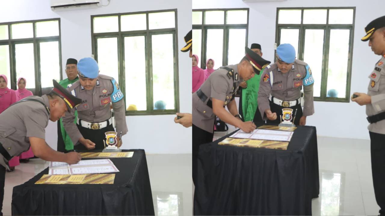 Beberapa Pejabat Lingkup Polresta Kendari Berganti