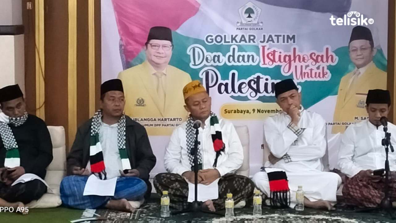 Gelar Doa Bersama, Golkar Jawa Timur Galang Dana untuk Palestina