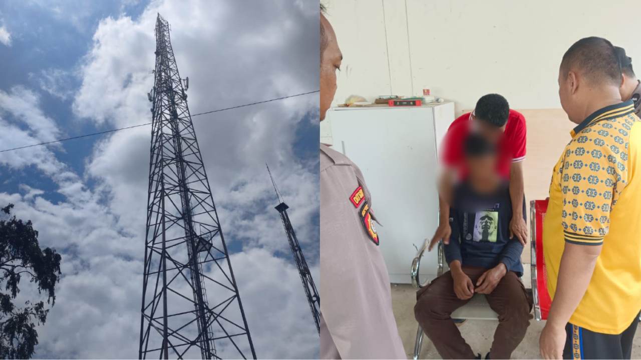 Ingin Akhiri Hidup, Siswa SMA di Kendari Panjat Tower Telkomsel Depresi Dilarang Keluar Rumah