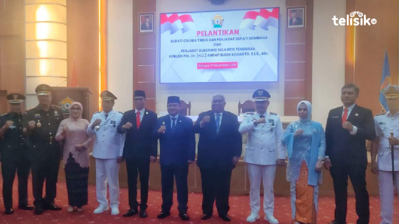 Lantik Bupati Koltim dan Pj Bupati Bombana, Andap: Jadi Pemimpin yang Sejahterakan Masyarakat