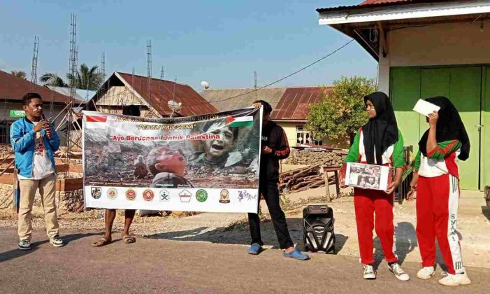 Pemuda Buton Galang Dana untuk Korban Perang Palestina