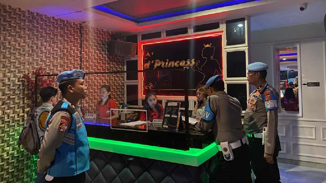 Tegakan Displin Anggota, Bidpropam Polda Sulawesi Tenggara Sidak THM di Kota Kendari