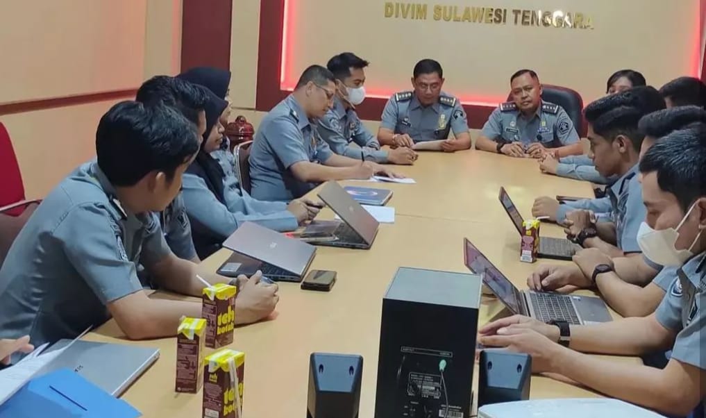 Divim Kanwil Kemenkumham Sulawesi Tenggara Verifikasi dan Validasi PAK Hasil Integrasi