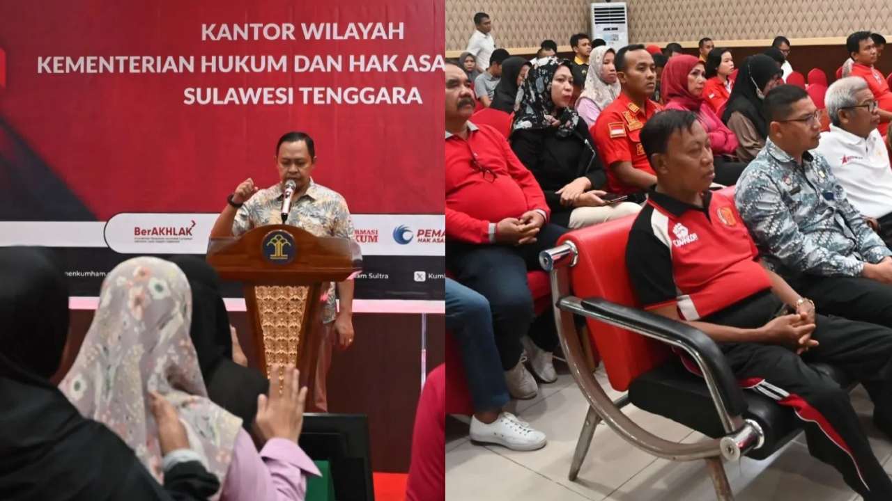 Kanwil Kemenkumham Sulawesi Tenggara Dorong Perbaikan Data untuk Pencapaian Posisi Terbaik