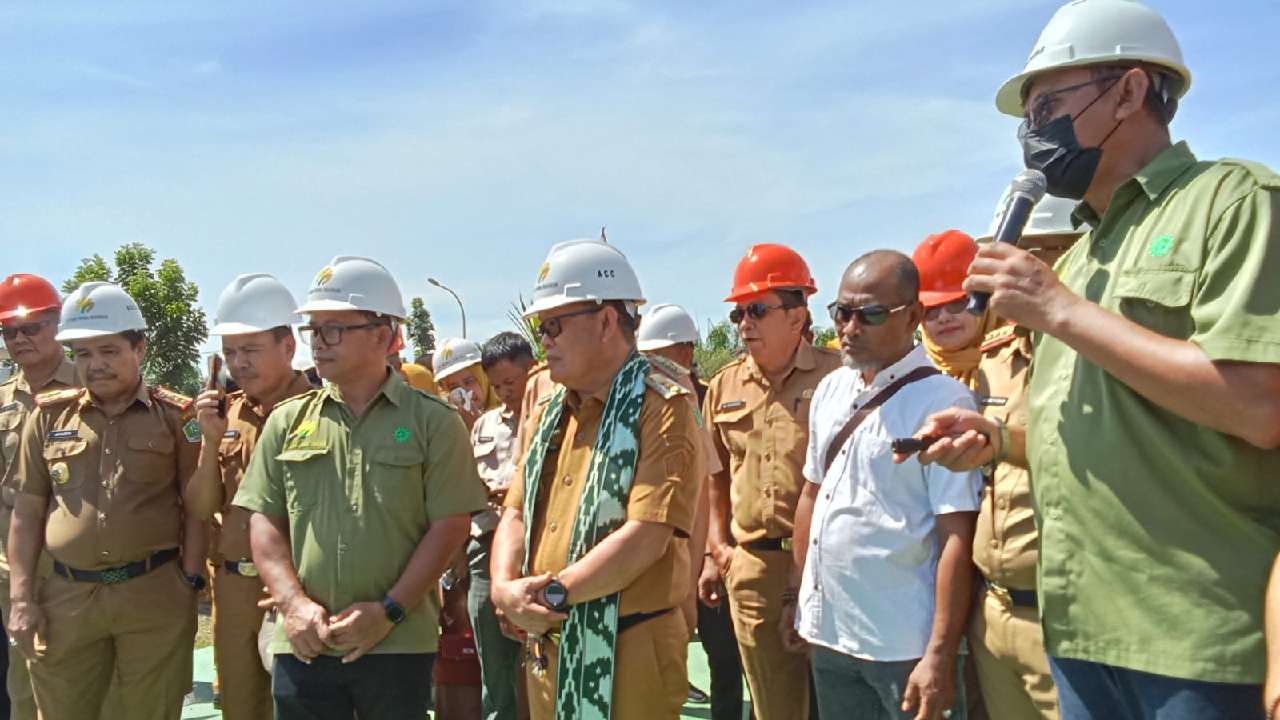 Ruas Jalan Kecamatan Anggaberi Segera Diaspal