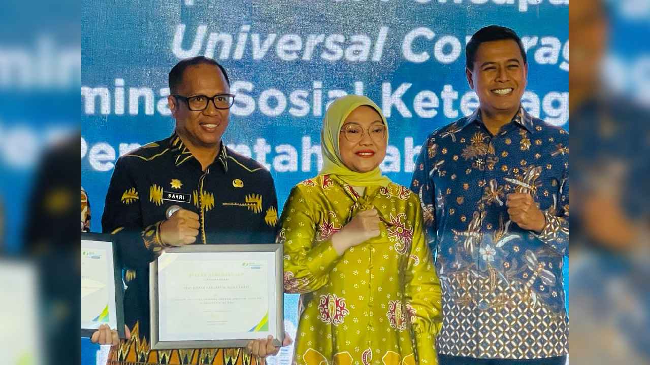Universal Caverage Jamsostek Muna Barat Capai 95 Persen