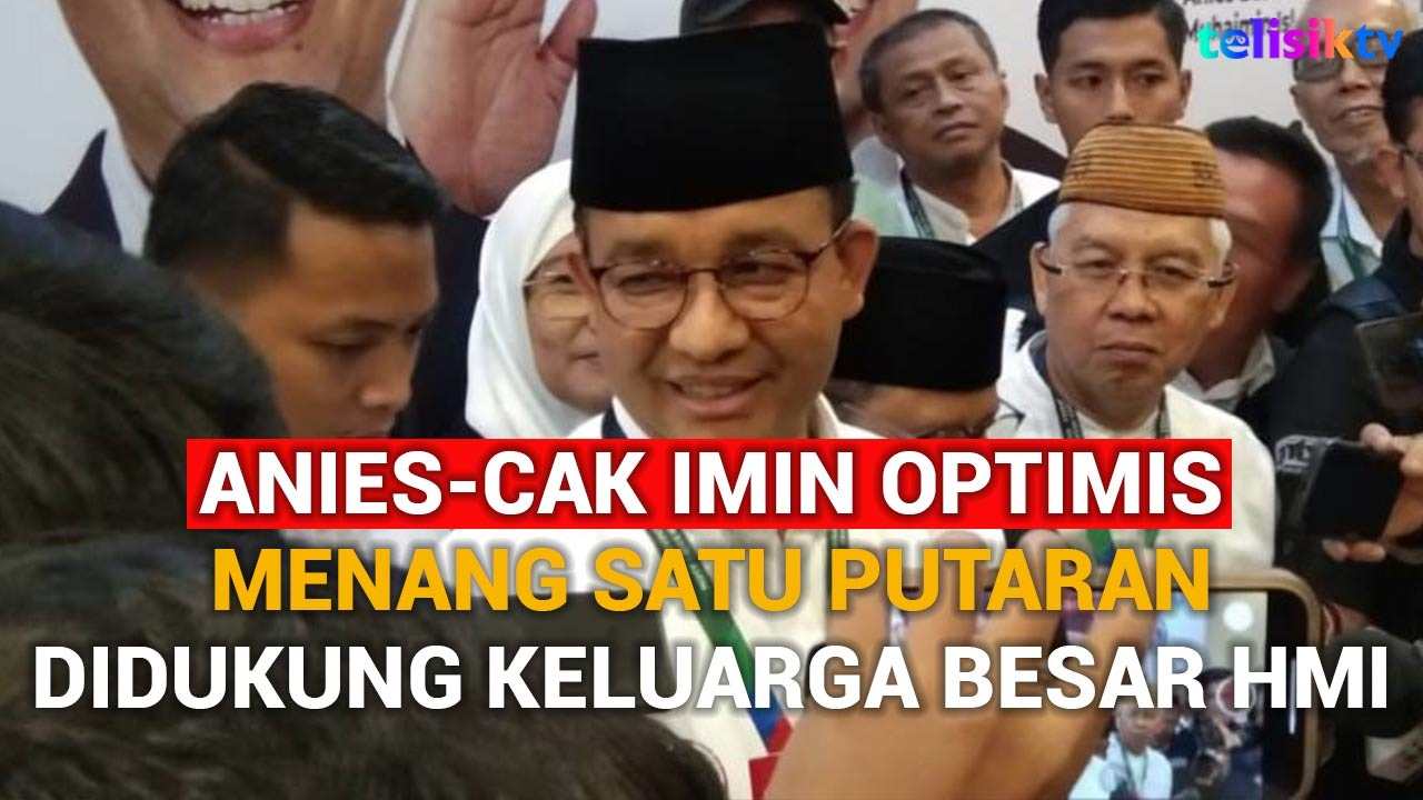 Video: Anies-Cak Imin Optimis Menang Satu Putaran Usai Didukung Keluarga Besar HMI