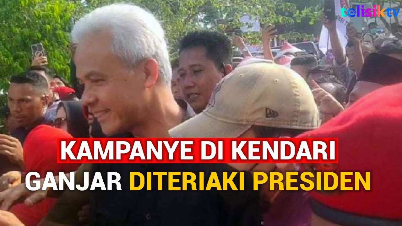 Video: Kampanye di Kendari, Ganjar Diteriaki Presiden