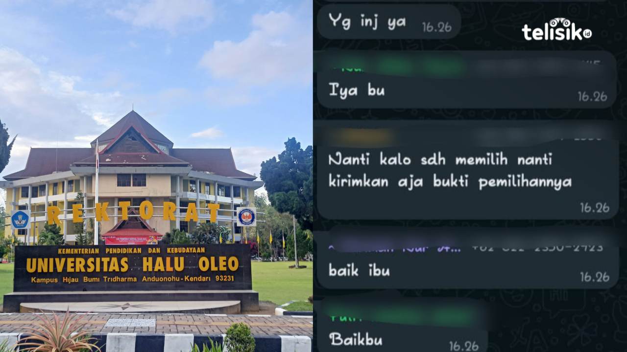 Viral, Dosen Diduga Arahkan Mahasiswa Pilih Salah Satu Calon BEM UHO Kendari