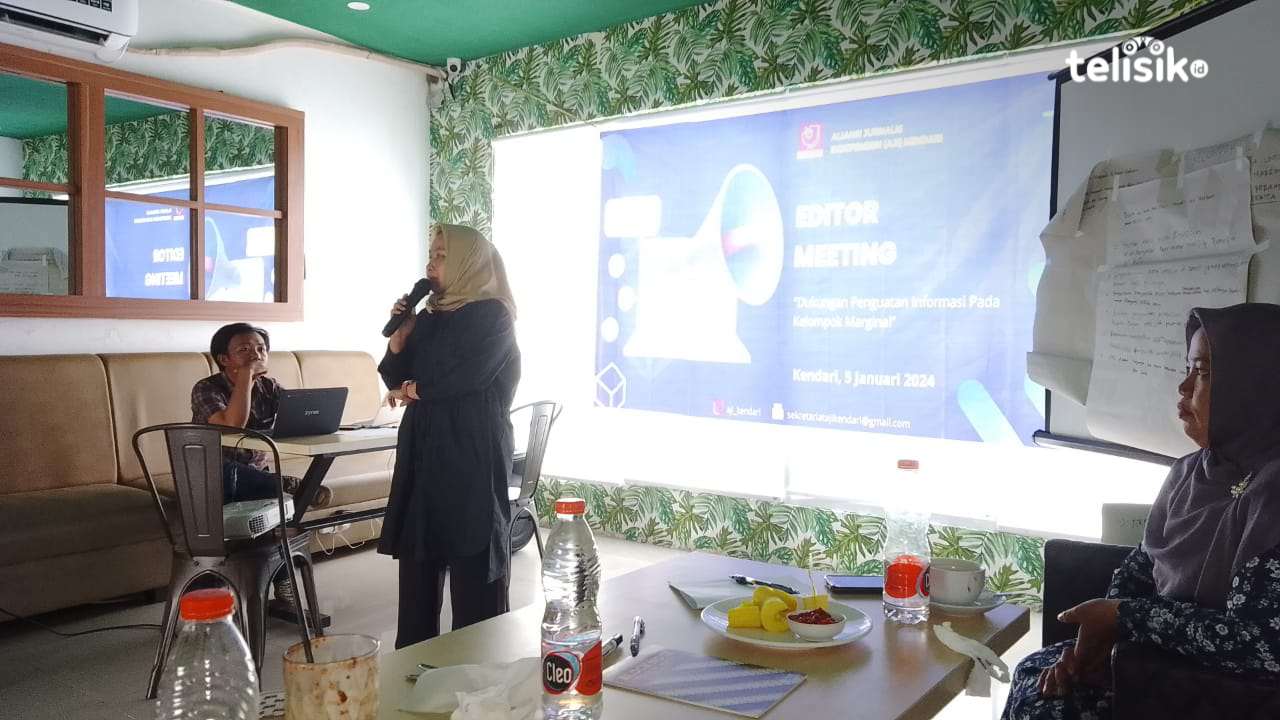 AJI Kendari Gelar Editor Meeting Perkuat Informasi Kelompok Marginal di Media Massa