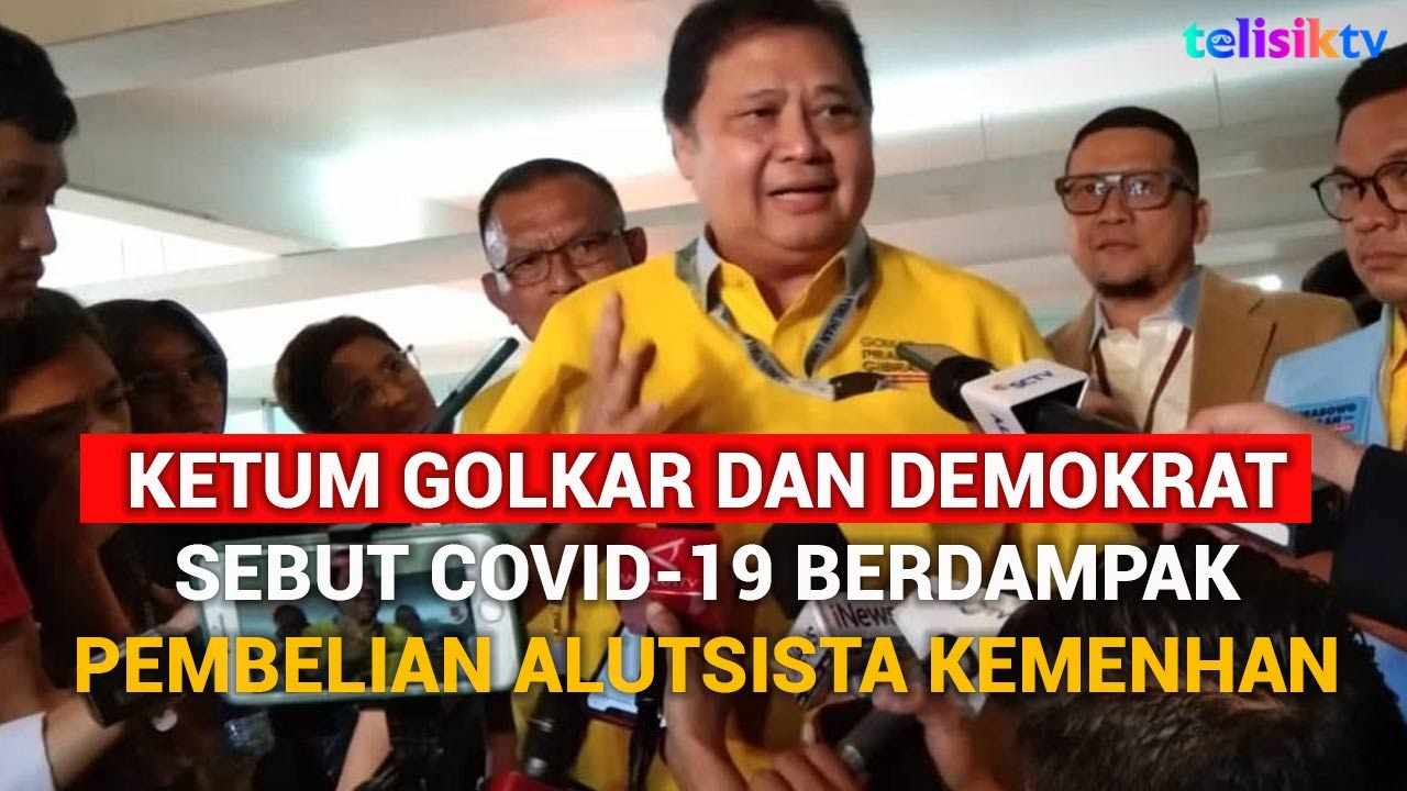 Video: Ketua Umum Golkar dan Demokrat Sebut Pandemi COVID-19 Berdampak Pembelian Alutsista di Kemenhan