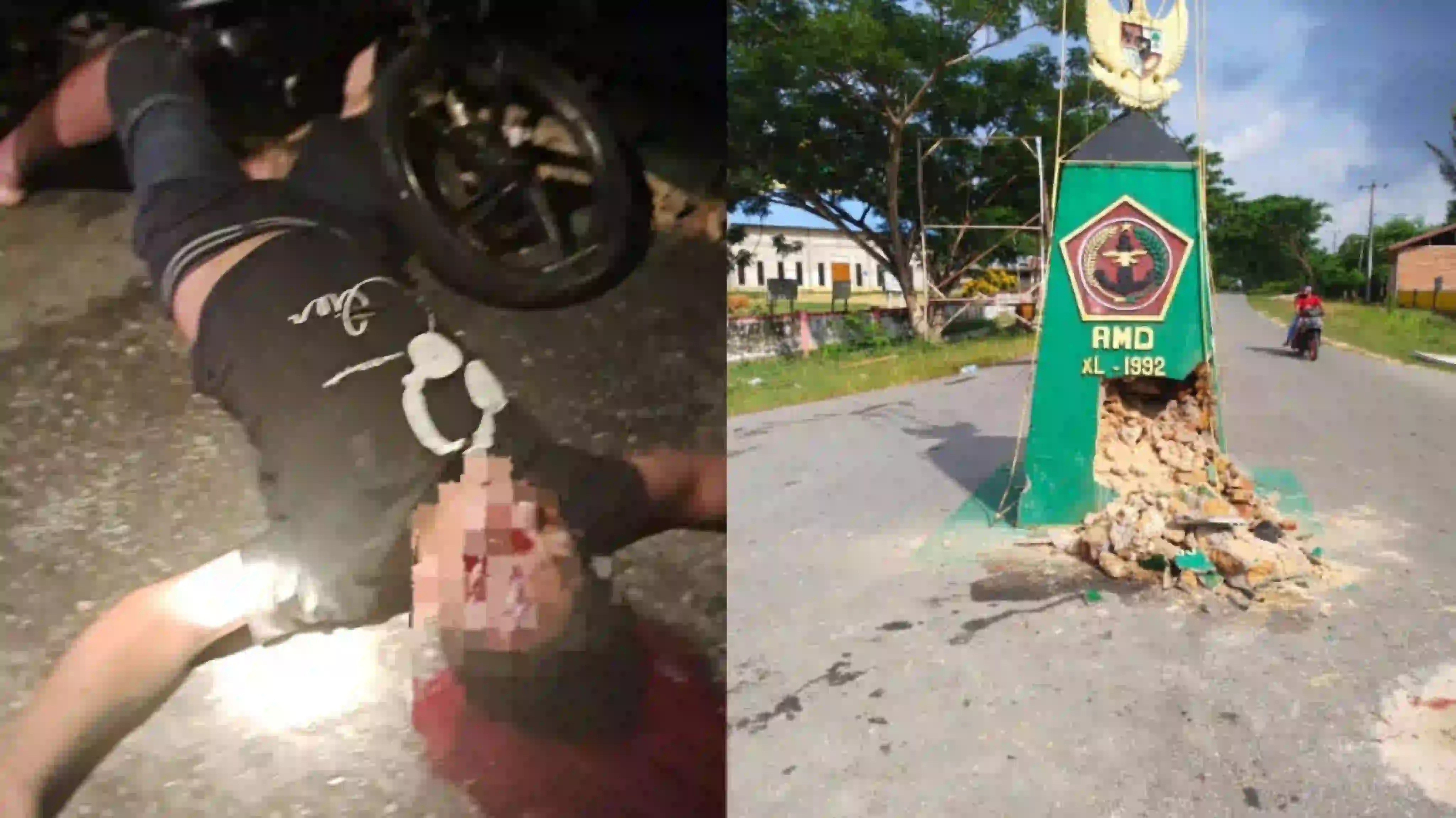 Warga Muna Barat Tewas Usai Tabrak Tugu
