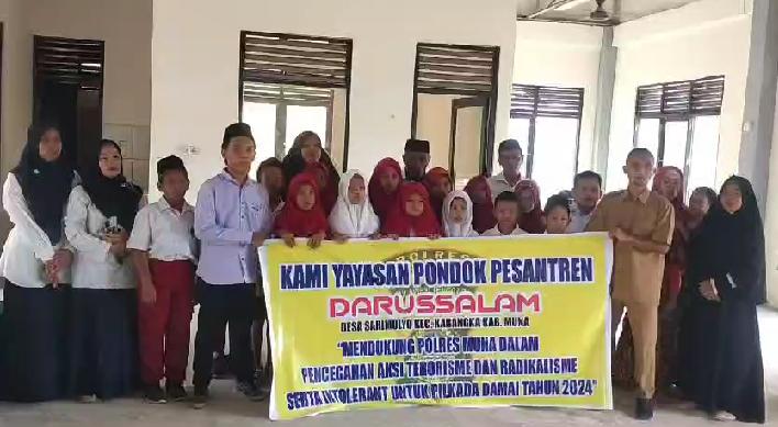 Cegah Aksi Terorisme, Polres Muna Lakukan Pendataan Terhadap Ponpes
