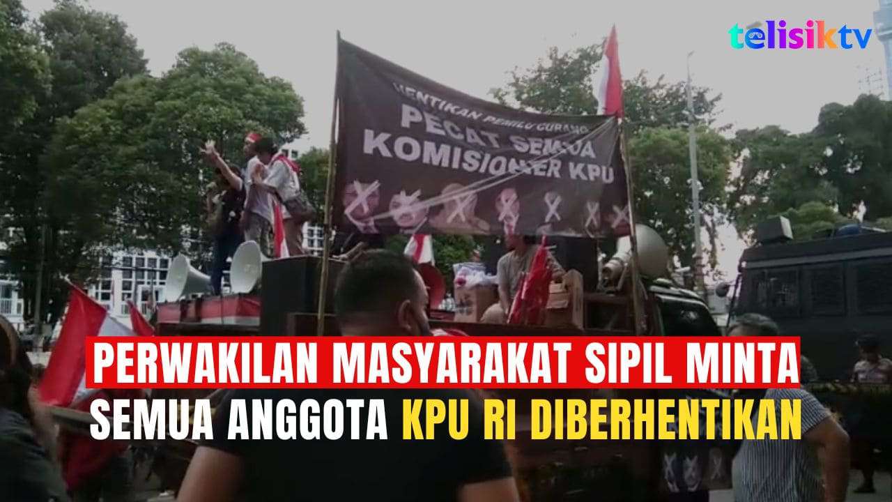 Video: Perwakilan Masyarakat Sipil Minta Semua Anggota KPU RI Diberhentikan