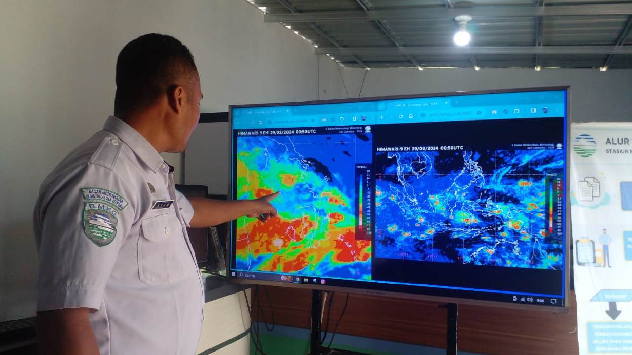Waspada Cuaca Ekstrim Terjadi di Kota Kendari hingga Maret