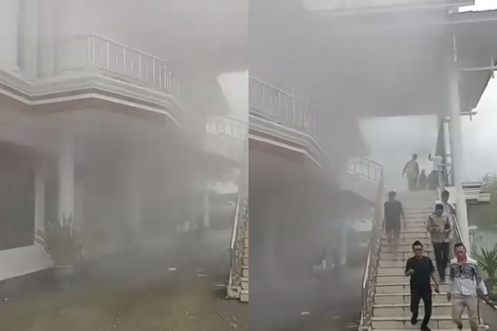 Kantor Dinas Pariwisata Sultra Alami Korsleting hingga Asap Penuhi Gedung