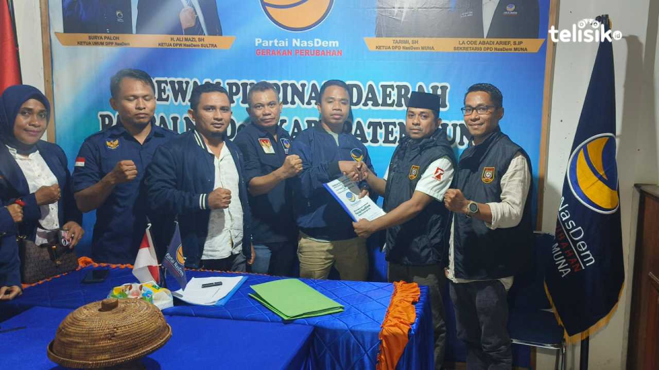 Rajiun Tumada Balon Bupati Muna Terakhir Mendaftar di NasDem