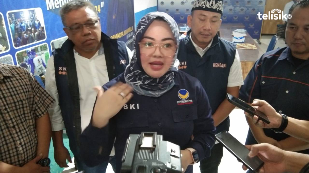 Siska Karina Imran Sudah Sowan ke Surya Paloh Pamit Maju Pilwali Kendari