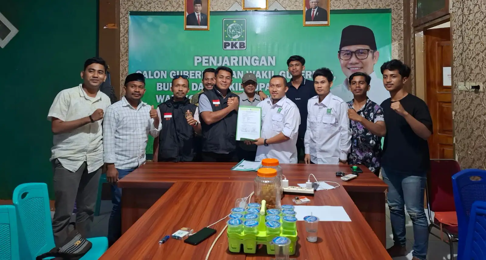 Balon Bupati Muna LM Rajiun Tumada Daftar di PKB