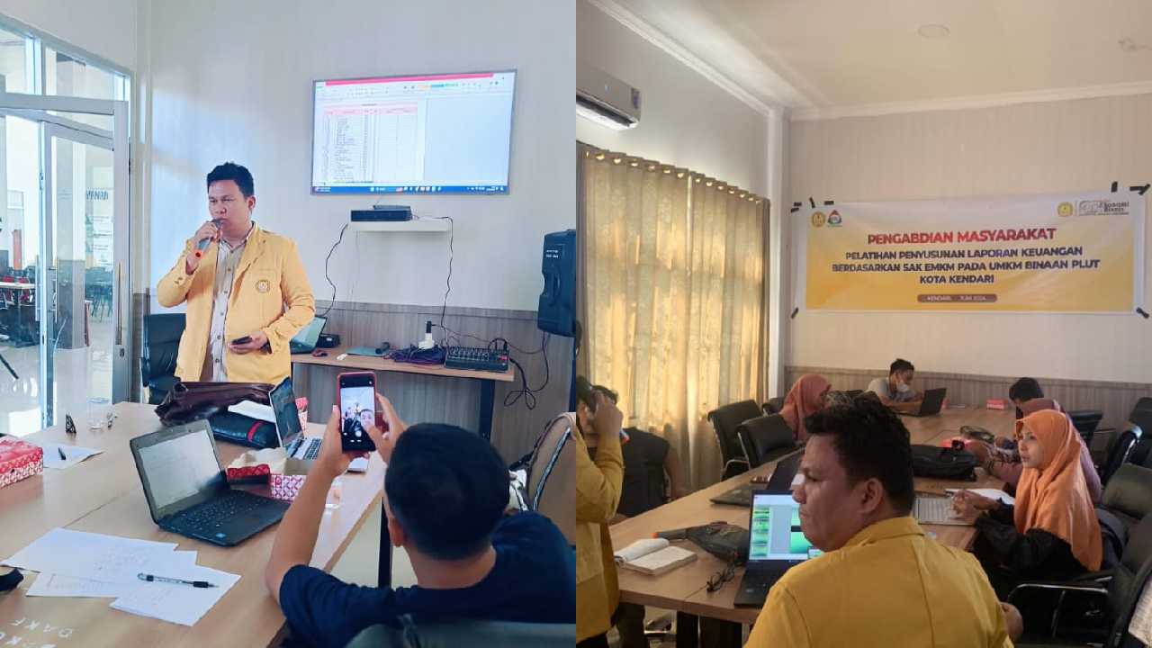 Mahasiswa FEB Unsoed Bantu Tingkatkan Kualitas Laporan Keuangan UMKM di Kendari