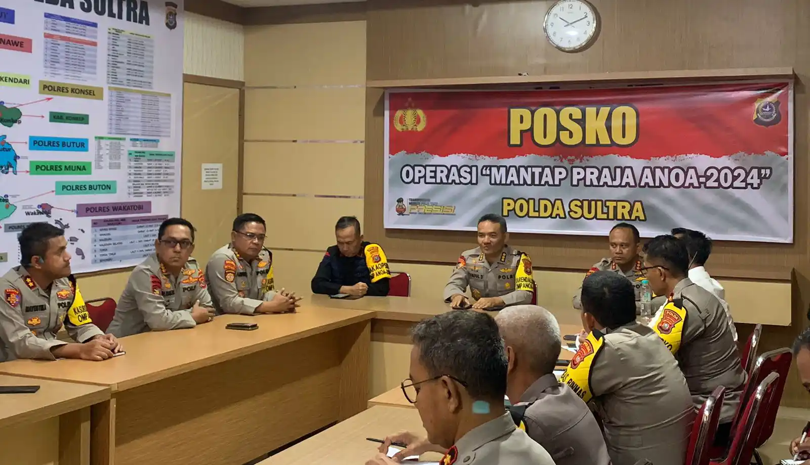 Biro Ops Polda Sulawesi Tenggara Masifkan Pengamanan Pemilihan Gubernur 2024