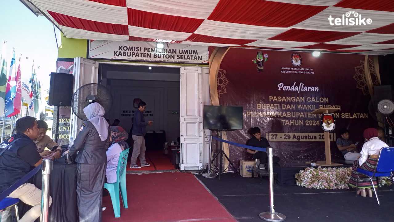 Hari Pertama Pendaftaran Bapaslon Belum Ada yang Daftar ke KPU Buton Selatan