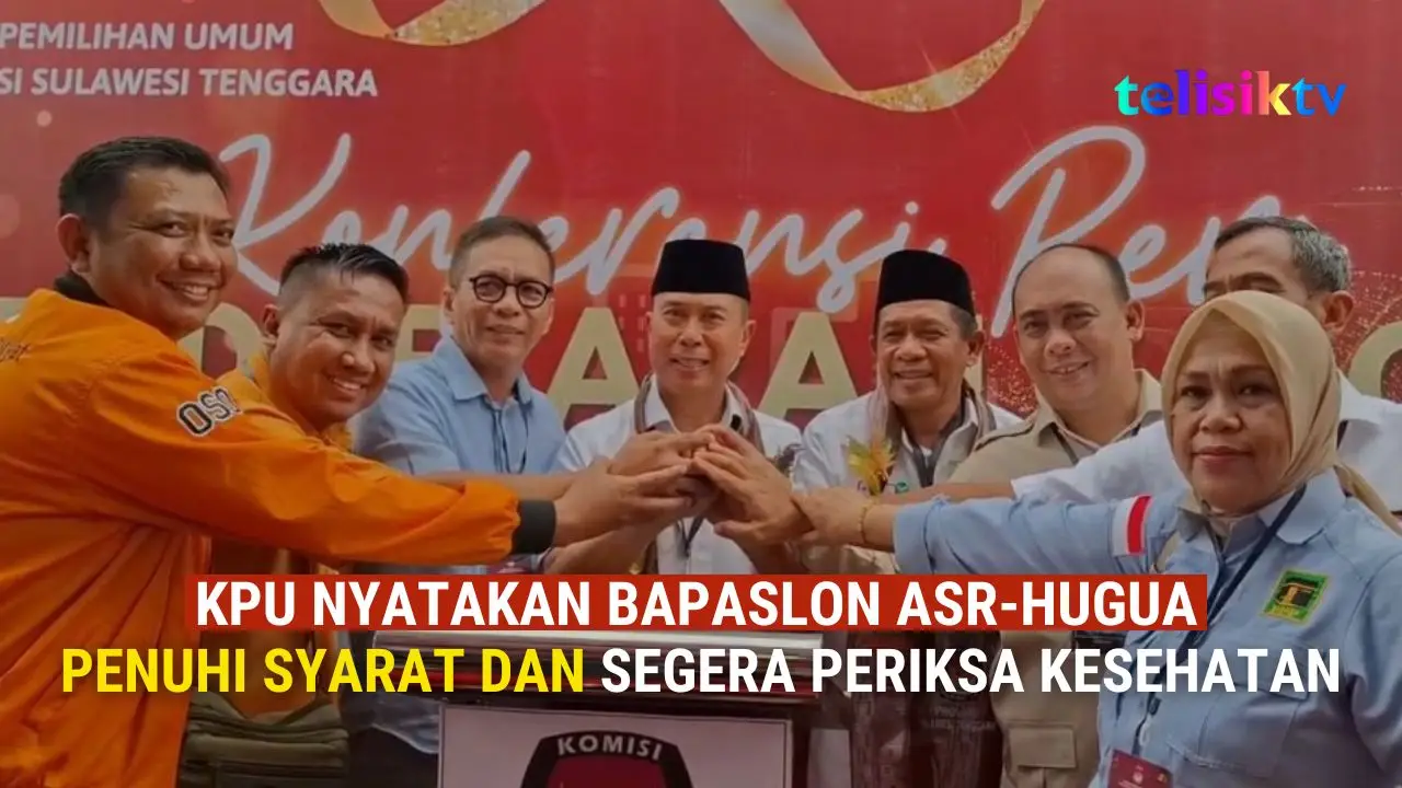 TELISIKTV: KPU Nyatakan Bapaslon ASR-Hugua Penuhi Syarat dan Segera Periksa Kesehatan
