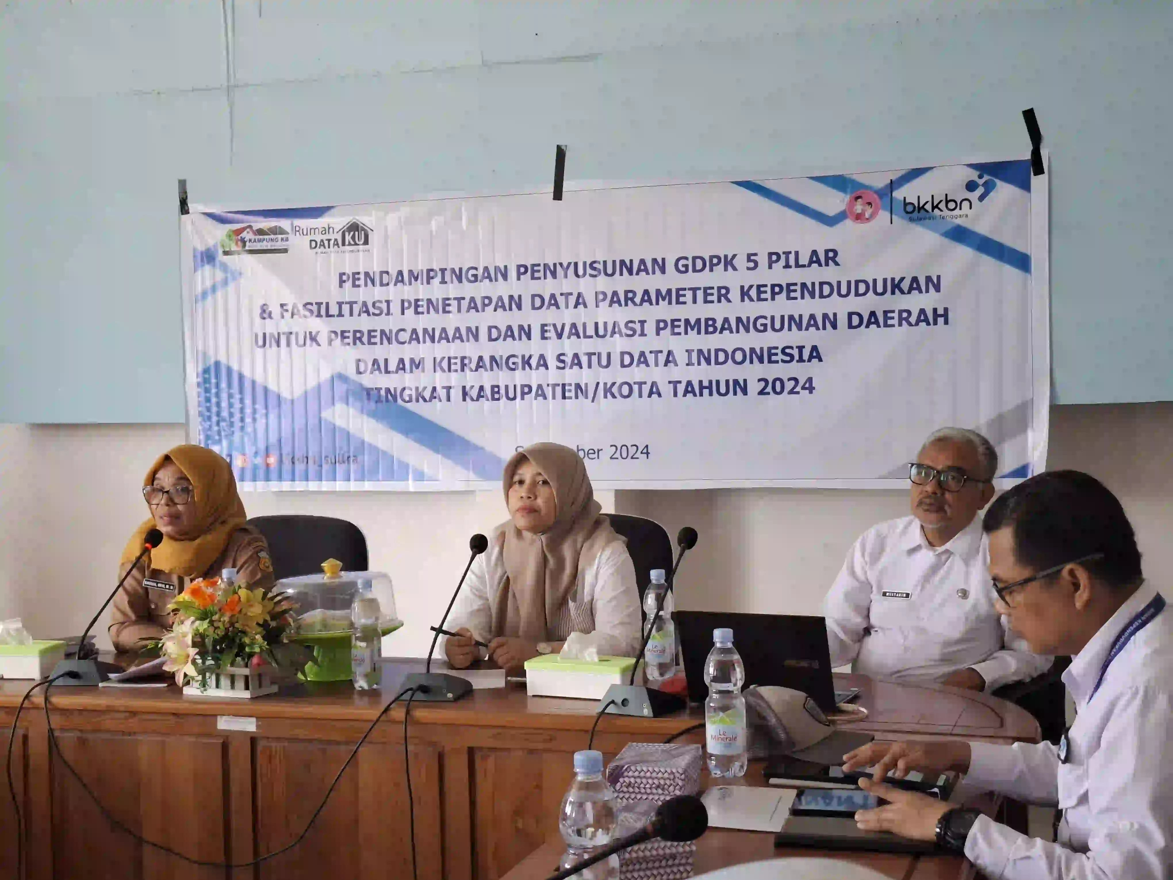 BKKBN Sulawesi Tenggara Lakukan Pendampingan Penyusunan GDPK Lima Pilar di Buton