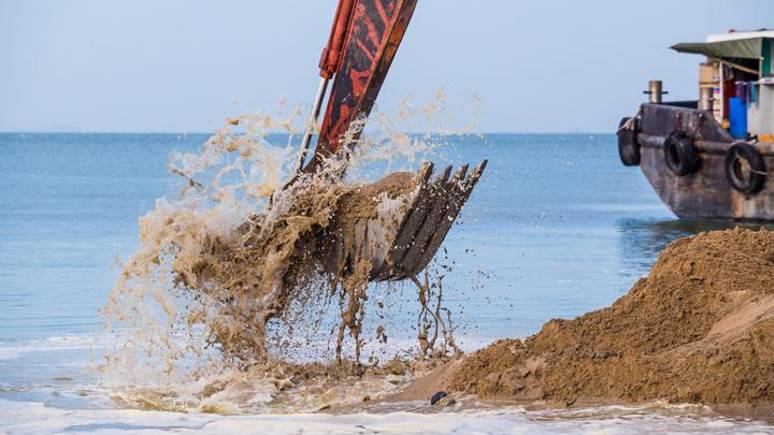 Distop di Era Megawati-SBY, Kran Ekspor Pasir Laut Kembali Dibuka Jokowi: Beda Loh Itu Sedimen