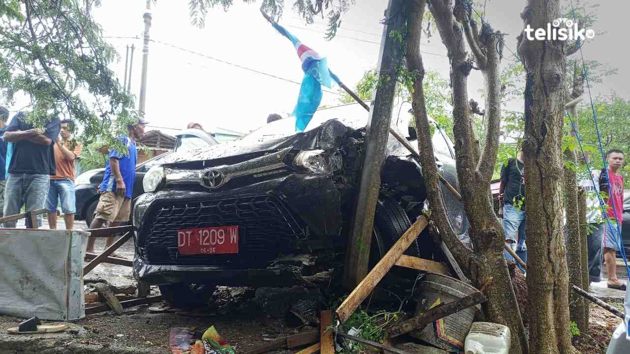 Kabag Protokoler Buton Selatan Tabrak Lapak Dagangan dan Empat Anak Jadi Korban