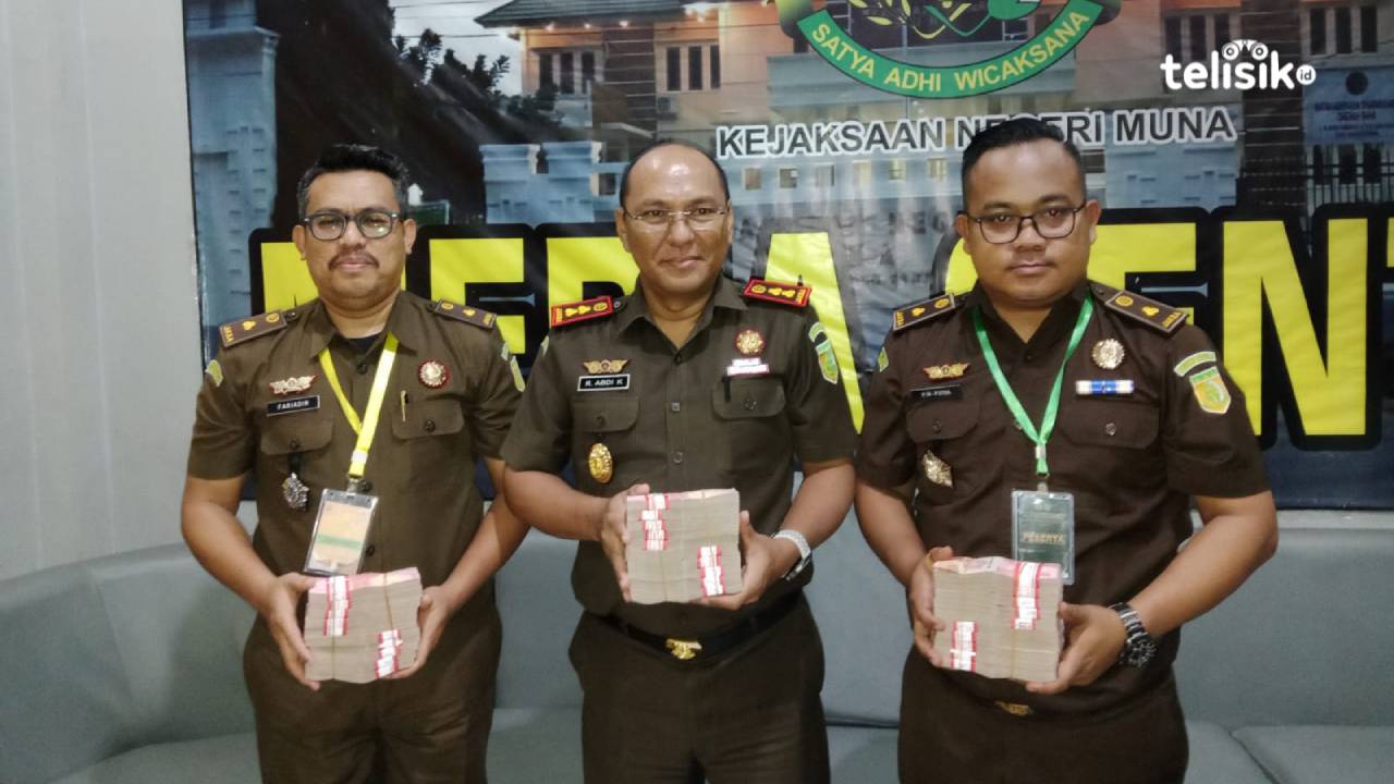 Kejari Muna Selamatkan Uang Negara Rp 647 Juta dari Terpidana Korupsi Pembangunan Jembatan Cirauci Buton Utara