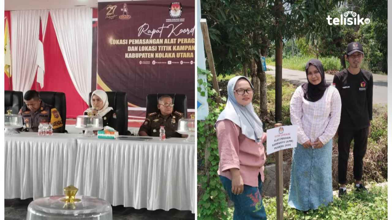 KPU Kolaka Utara Tetapkan Ratusan Titik Pemasangan APK dan Lokasi Kampanye Akbar