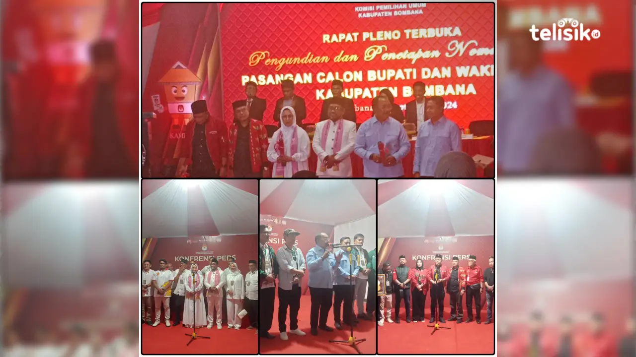 Nomor Urut Paslon Bupati Bombana: Burhanuddin - Ahmad 1, ANS - Heriyanto 2, Hasrat - Rifai 3