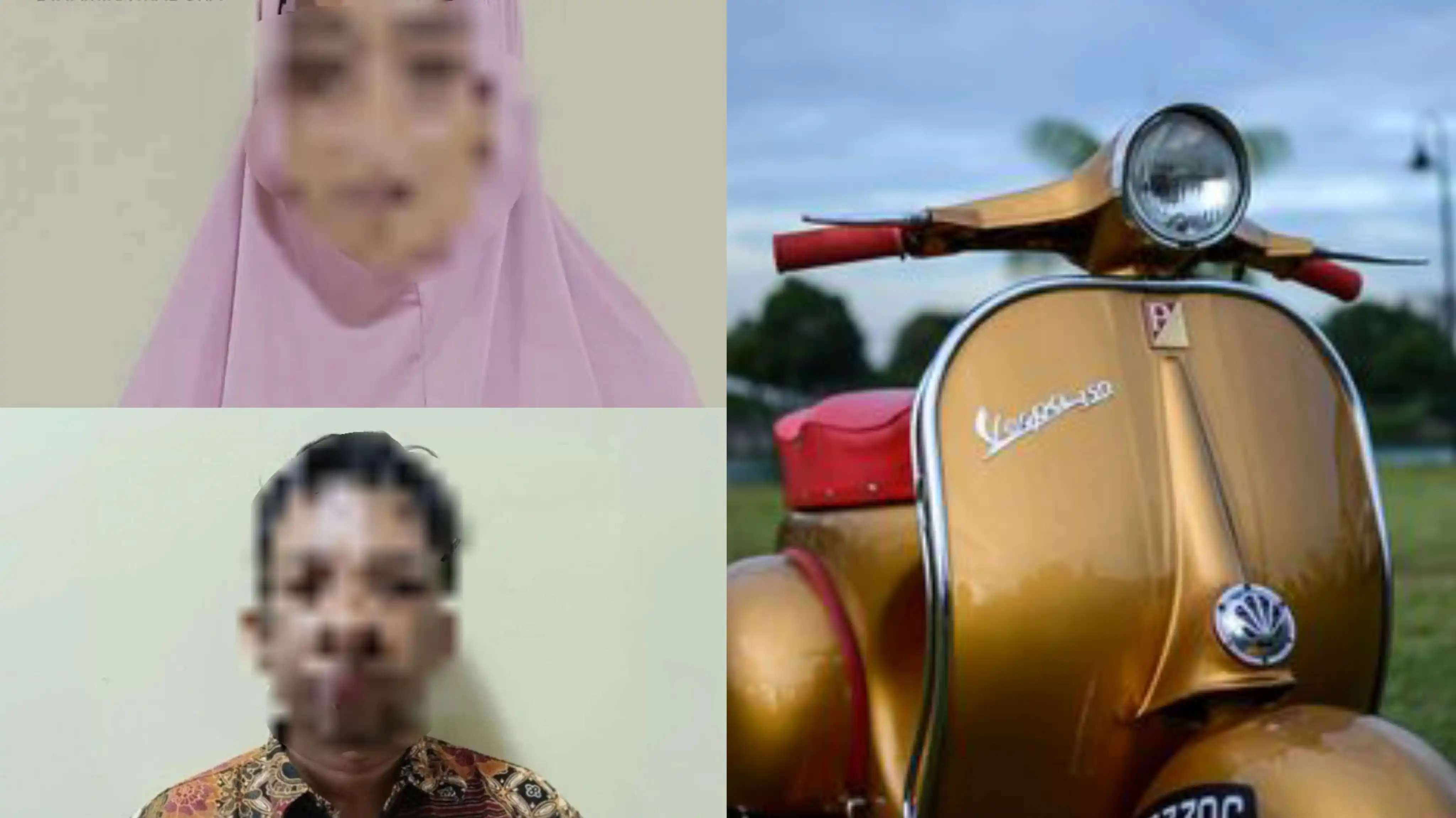 Seorang Ibu Tega Serahkan Anaknya ke Selingkuhan untuk Dirudapaksa Berulang Kali demi Motor Vespa