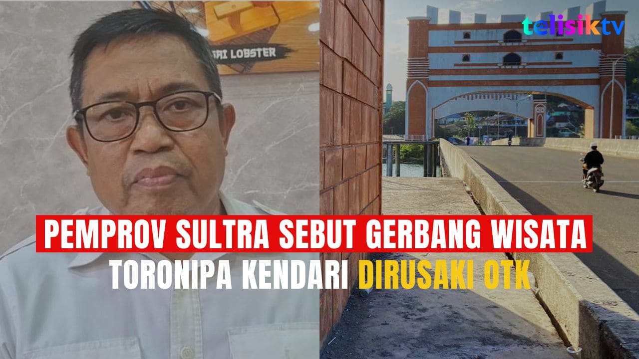 TELISIKTV: Gerbang Wisata Toronipa Kendari Kini Diperbaiki Setelah Viral karena Rusak
