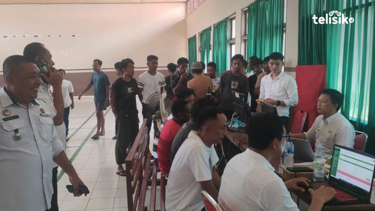 Warga Binaan Rutan Kelas IIB Unaaha Difasilitasi Perekaman e-KTP  untuk Pilkada 2024