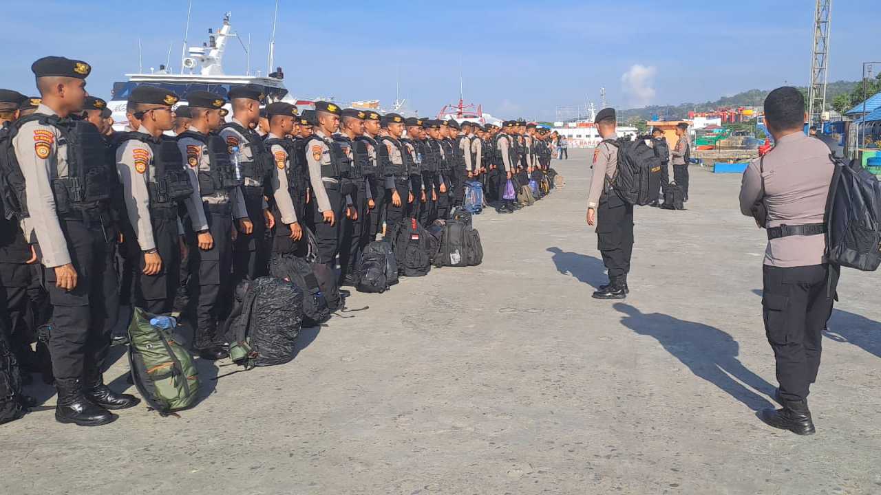 Debat Pilgub Sulawesi Tenggara 2024 di Baubau Dijaga Ketat Ratusan Personel Gabungan