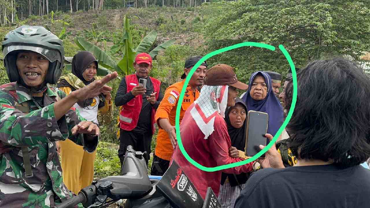 Kakek 72 Tahun Ditemukan Selamat Usai Hilang di Kebun Kokalukuna Baubau