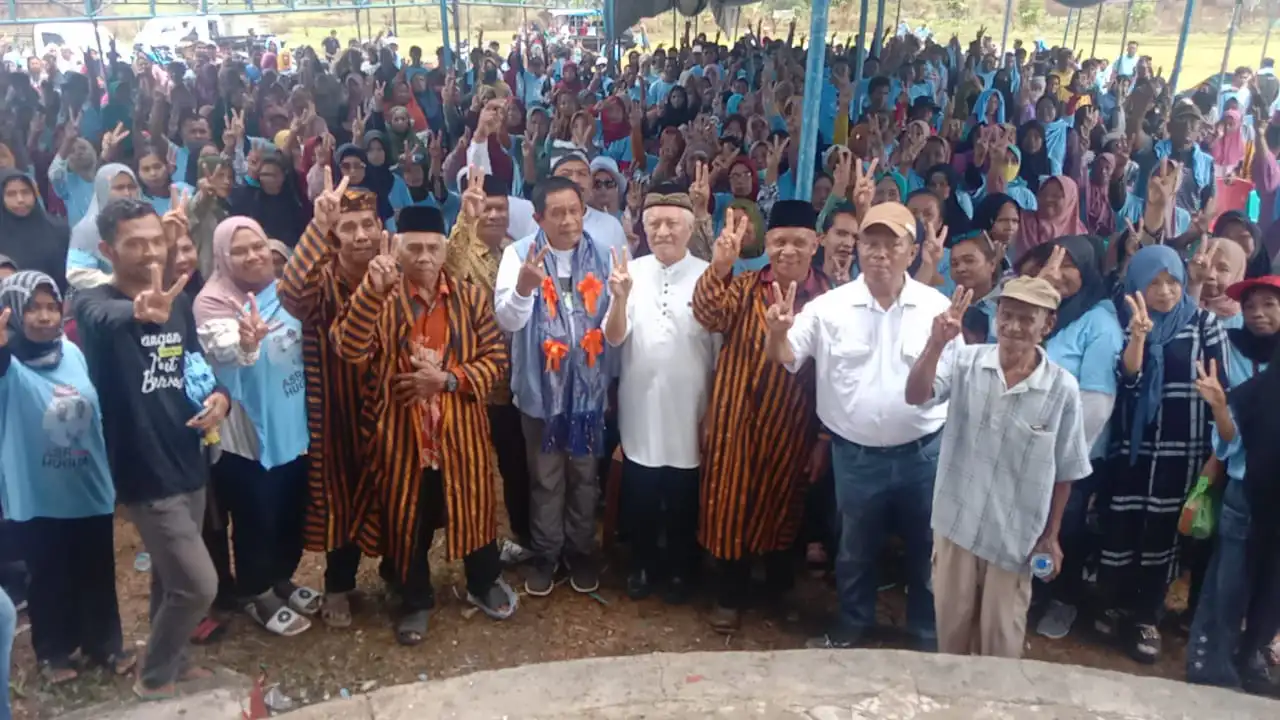 Kampanye di Buton Selatan, Ribuan Masyarakat Nilai ASR Hugua Bawa Berkah