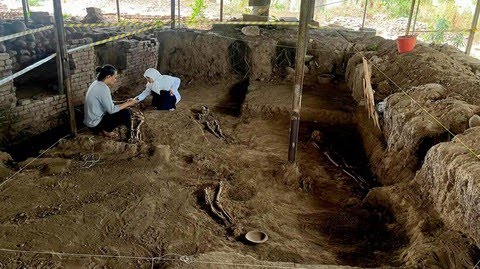 Misteri Lima Kerangka Manusia Terbaring Tak Lazim, Terkubur di Reruntuhan Istana Majapahit Bhre Wengker