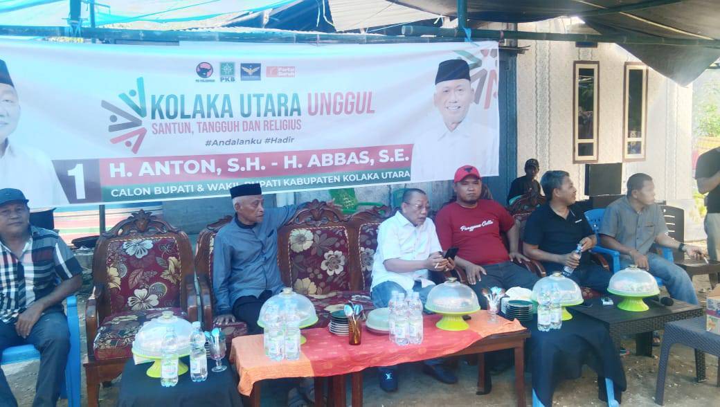 Paslon Nomor Urut 1 Sambangi Ratusan Pendukung di Desa Mattirobulu dan Meeto Kolaka Utara
