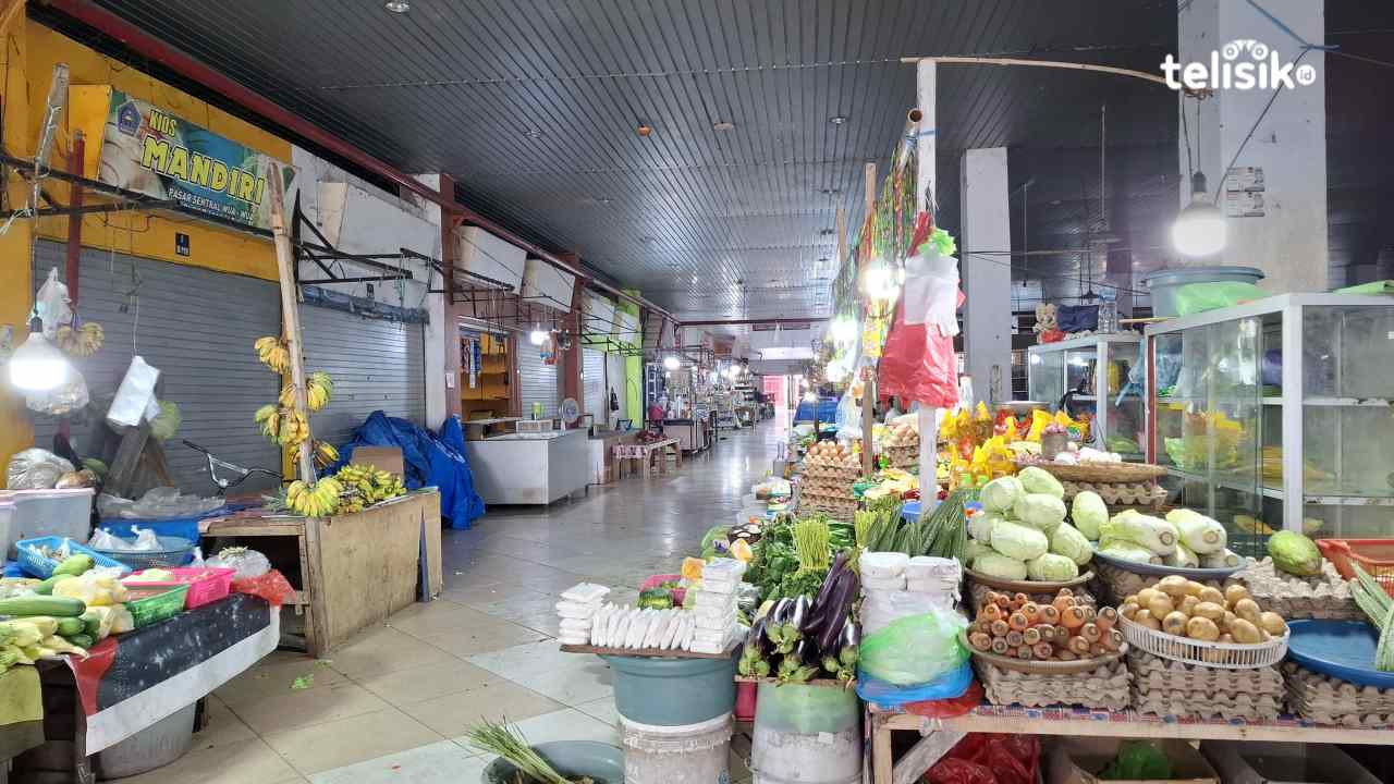 Pedagang Pasar Wua-Wua Keluhkan Kebijakan Pemkot Kendari, Pedagang Kian Sepi