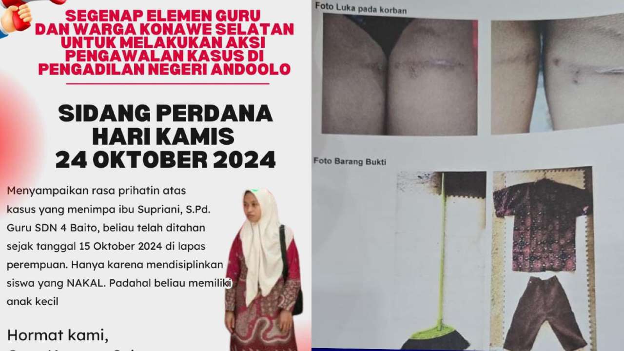 Tagar #SaveSupriyani: Guru Honorer di Konawe Selatan Jadi Tersangka Banjir Dukungan