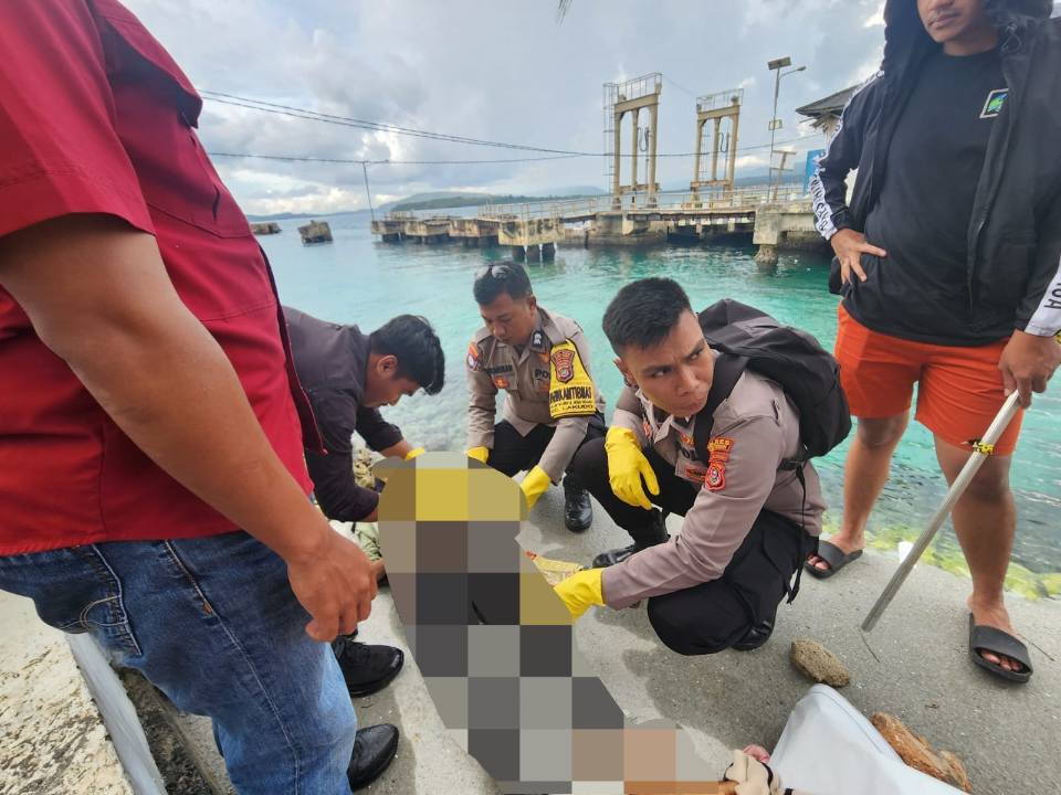 Geger Penemuan Mayat Wanita Mengapung di Pelabuhan Feri Buton Tengah