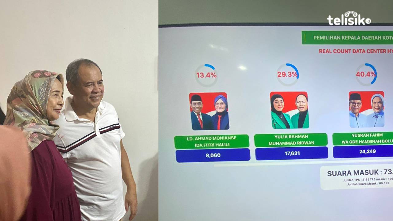 Hasil Real Count: Paslon HYF-WHB Unggul di Pilkada Kota Baubau