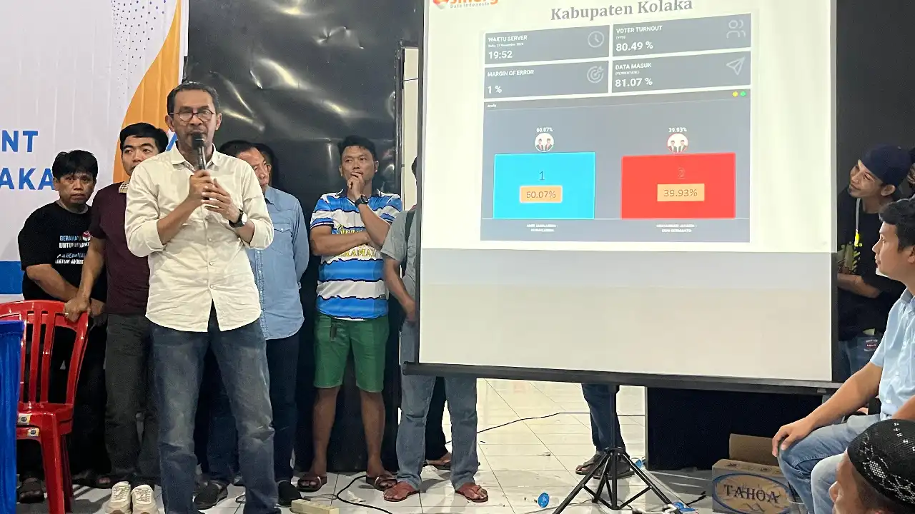 Hasil Sementara SDI: Amri-Husmaluddin Unggul di Pilkada Kolaka