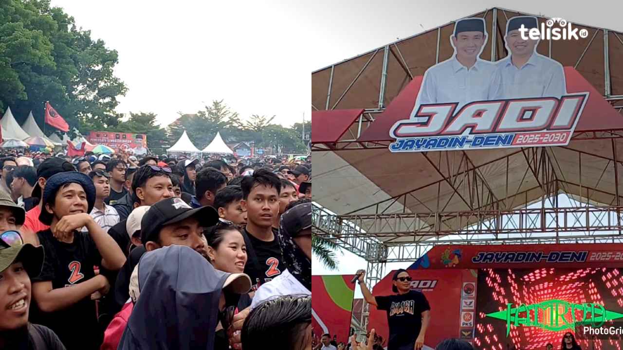 Jayadin-Deni Berkampanye dan Hibur Masyarakat Kolaka Bersama Jamrud di Konser Harmoni