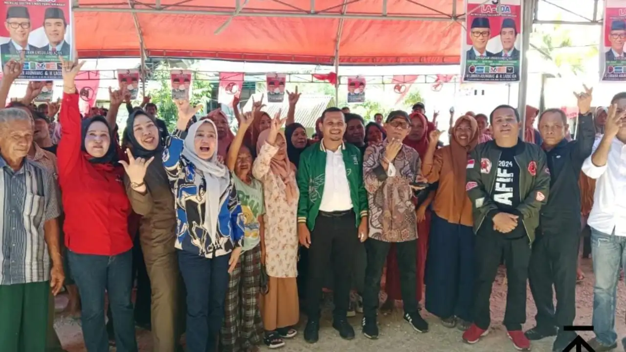 Kampanye di Buton Utara, Paslon LA-IDA Siap Jalankan 10 Program Unggulan